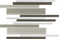 Color Wave Cashmere Straight Joint 1X1 Glass