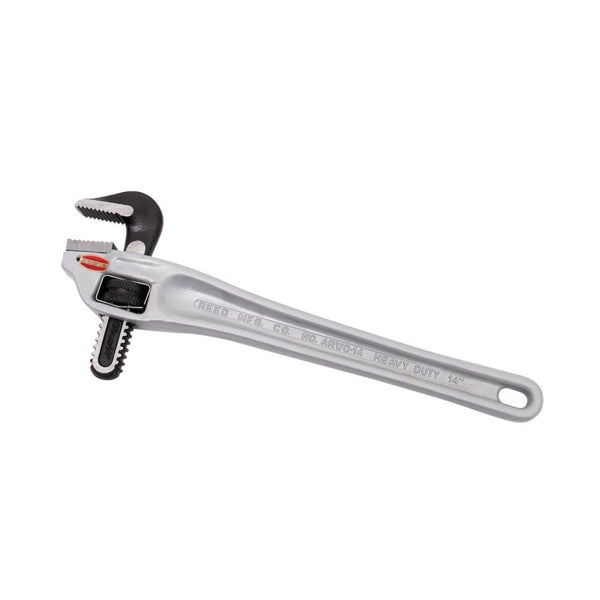 Offset Pipe Wrench, 1/4 to 2 in, 14 in OAL, Hook Jaw, Titanium Aluminum Alloy Handle