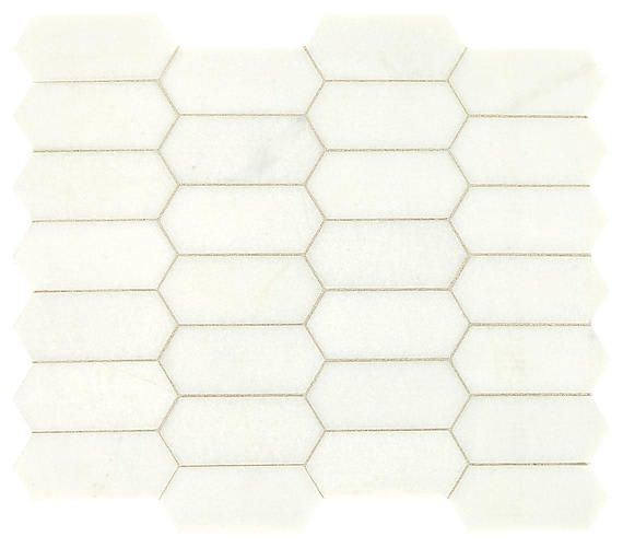 Marble Thassos White Rectangle 12X24 Polished