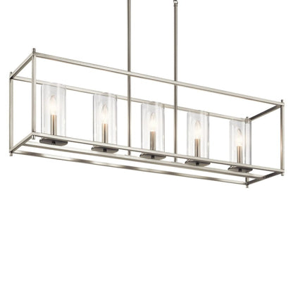 Crosby 5 Light 41" Wide Linear Chandelier