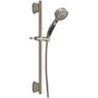 Universal Showering Components 1.75 GPM Multi Function Hand Shower Package - Includes Slide Bar and Hose