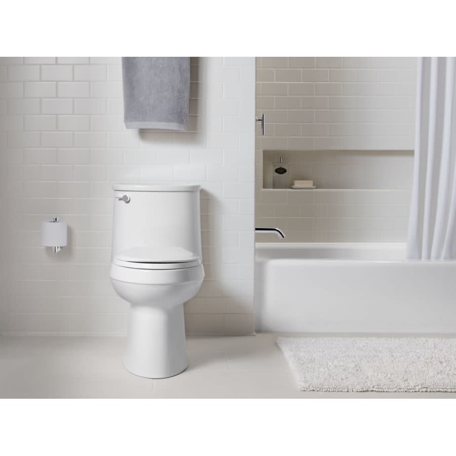 Adair 1.28 GPF One-Piece Elongated Comfort Height Toilet with AquaPiston Technology - Seat Included