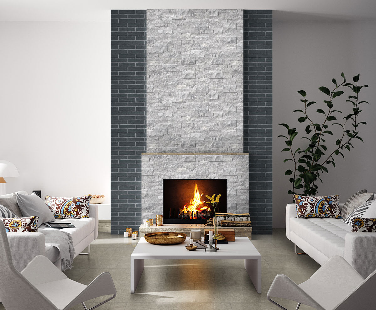 Brickstone Cobble Brick Wall Tile