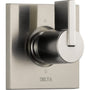 Vero Six Function Diverter Valve Trim Less Rough-In Valve - Three Independent Positions, Three Shared Positions