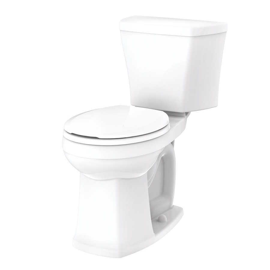 Avalanche® Toilet Bowl, Floor Mount, 12 in Rough, ADA, Round, White
