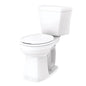 Avalanche® Toilet Bowl, Floor Mount, 12 in Rough, ADA, Round, White