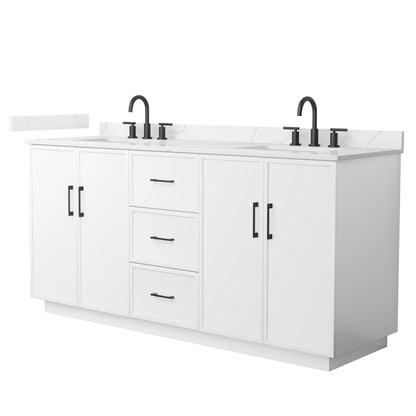 Elan Double Bathroom Vanity with Toe Kick - 72W x 35H x 22D