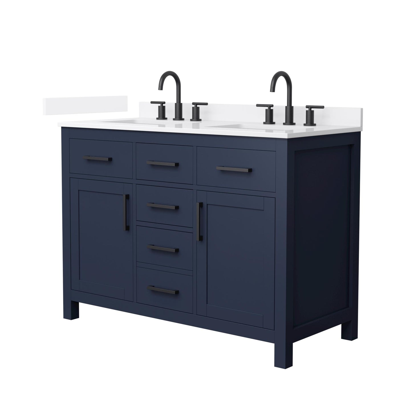 Beckett Double Bathroom Vanity - 48W x 35H x 22D