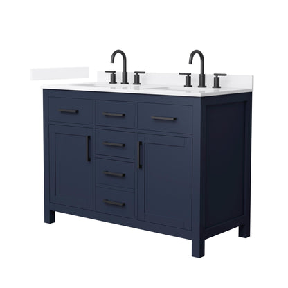 Beckett Double Bathroom Vanity - 48W x 35H x 22D