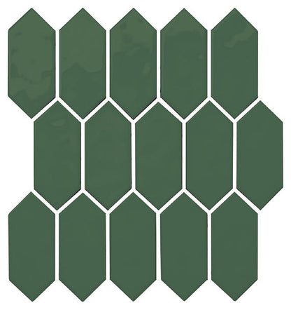 Mythology Cyclade Rectangle, Undulated 4X12 Glossy