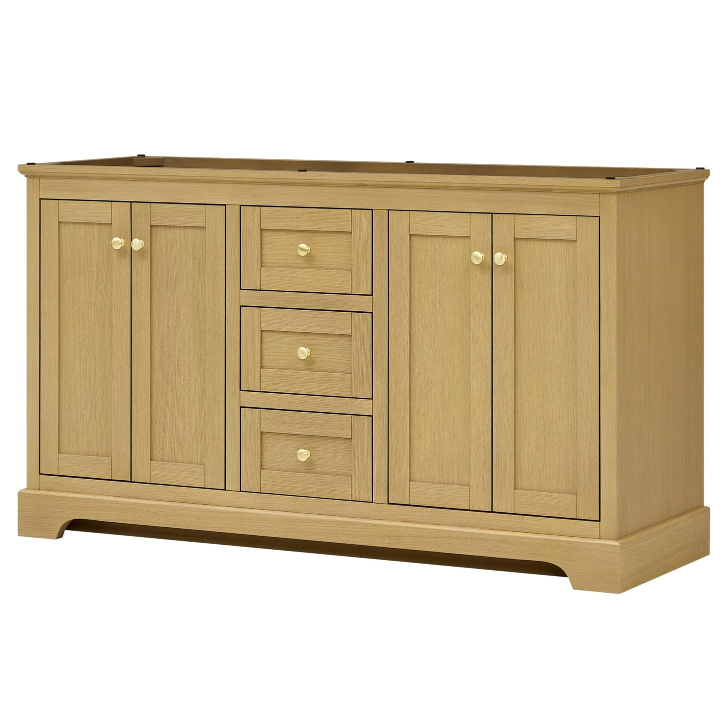 Avery Double Bathroom Vanity - 59.25W x 34.25H x 21.75D