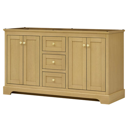 Avery Double Bathroom Vanity - 59.25W x 34.25H x 21.75D