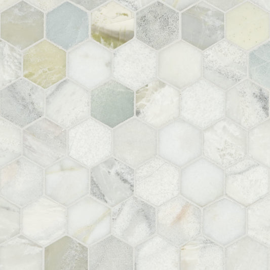Cloudland 2" Hexagon Polished