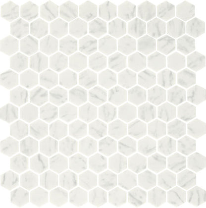 Natural Hues Carrara Hexagon 8X9 Matte