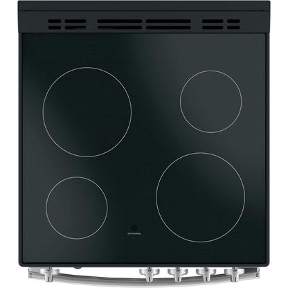 24"W Electric Smooth  Range Stainless Steel