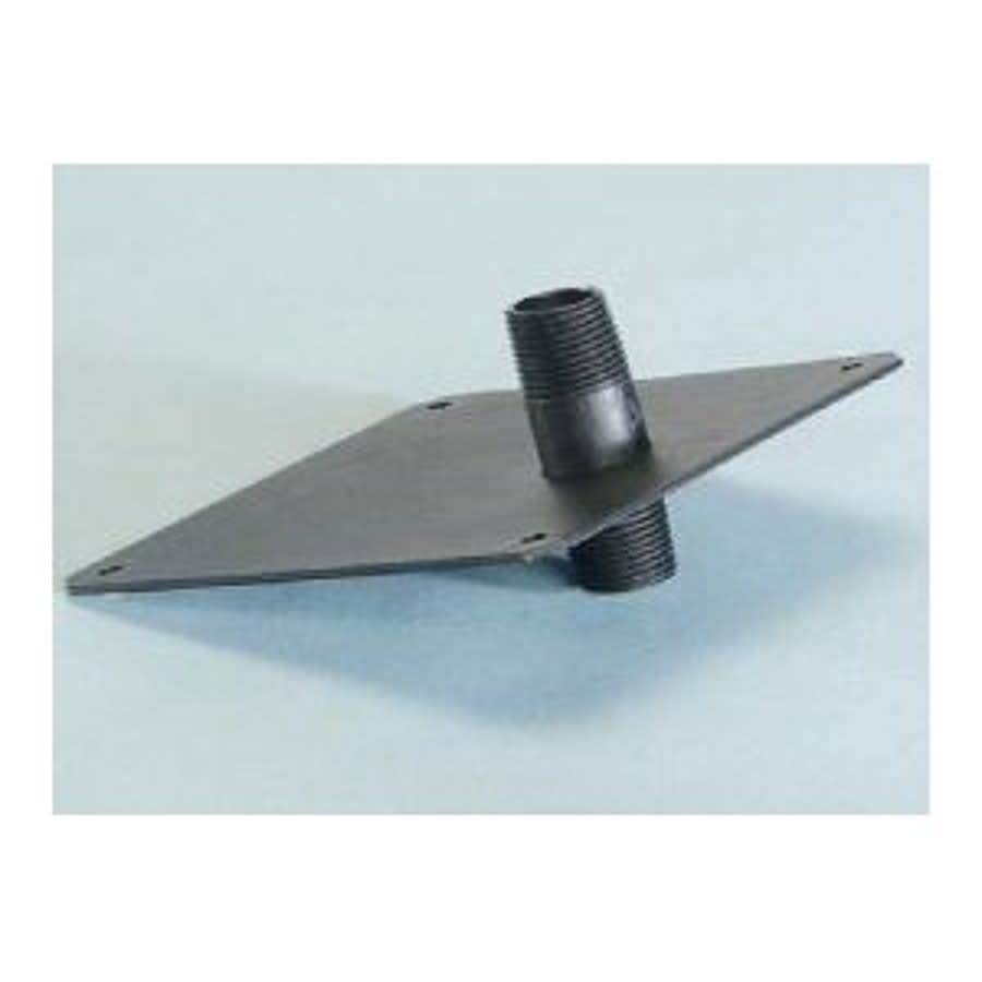 Gas Appliance Stub Out, 1/2 in, MNPT, Iron