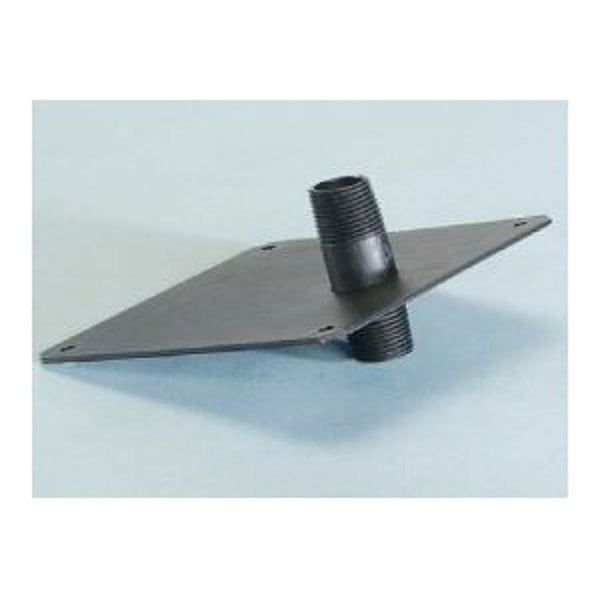 Gas Appliance Stub Out, 1/2 in, MNPT, Iron