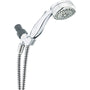 Universal Showering 2.5 GPM Multi Function Hand Shower Package - Includes Hose and Bracket