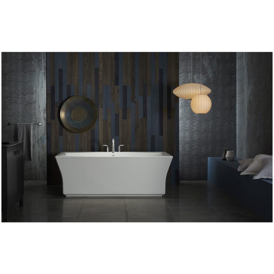 Stargaze 60" Soaking Bathtub for Freestanding Installations with Center Drain