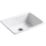 Iron Tones 24-1/4" Undermount Single Basin Cast Iron Kitchen Sink