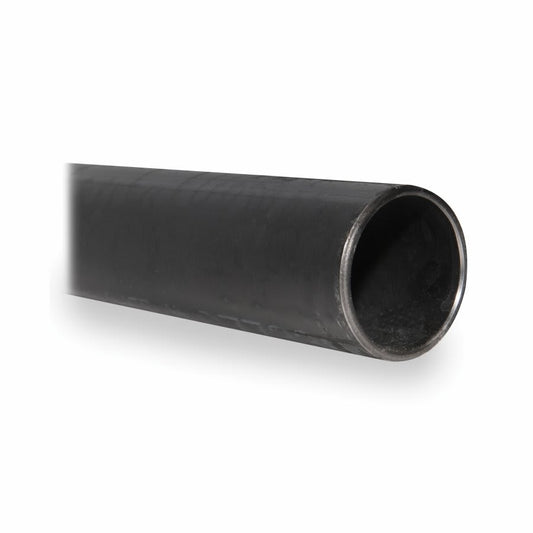 Steel Pipe, 1 in, 10.5 ft L, Black, Plain, SCH 30, A135, Domestic