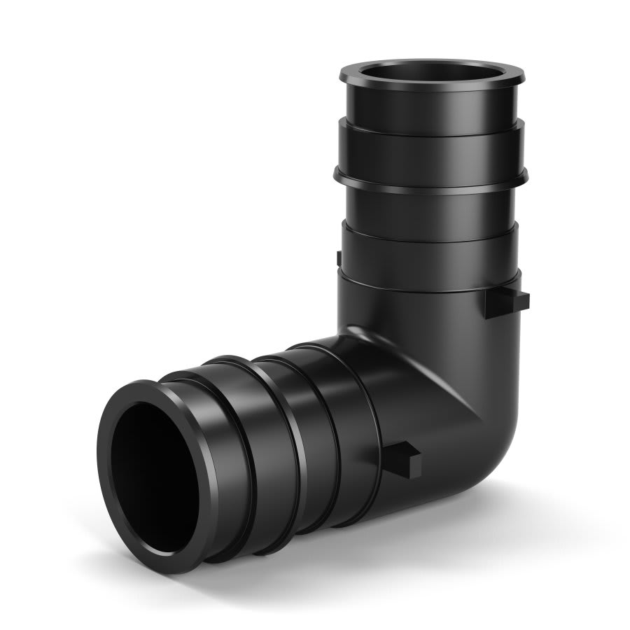 90 deg Elbow, 3/4 in, Expansion PEX, Poly