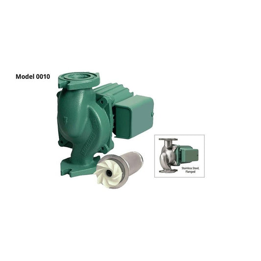 00 Recirculation Pump, 1/8 hp, 120 VAC, 1 ph, Stainless Steel