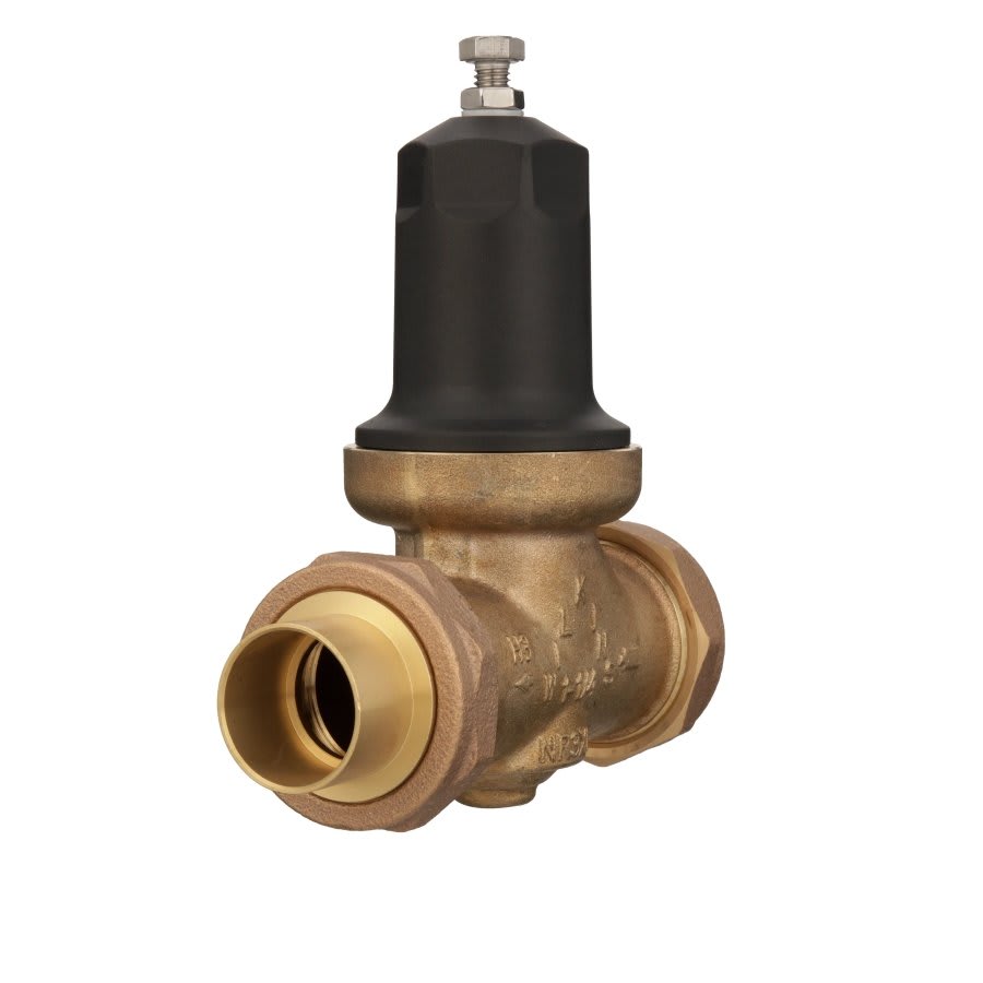 Pressure Reducing Valve, 1 in, Union FNPT x Union C, Bronze
