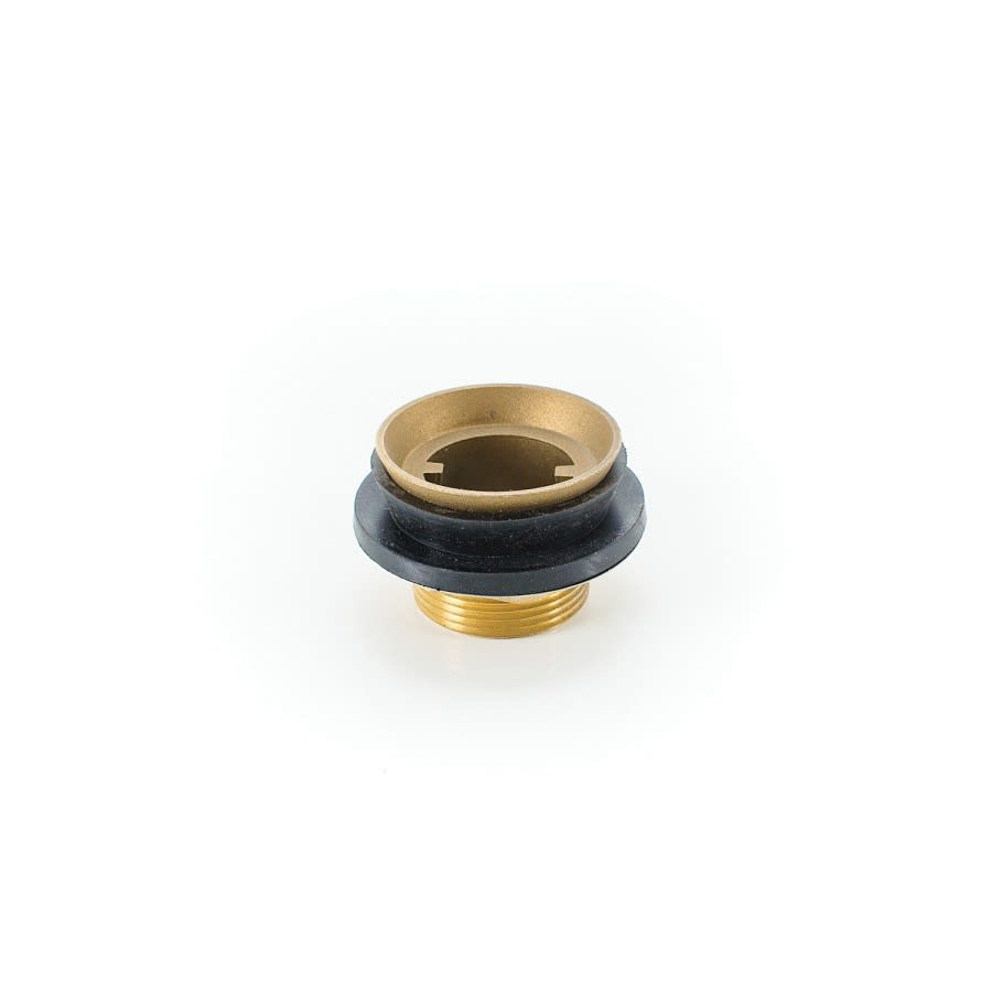 Closet Spud With Brass Lock Nut, 1-1/2 x 1-1/4 in