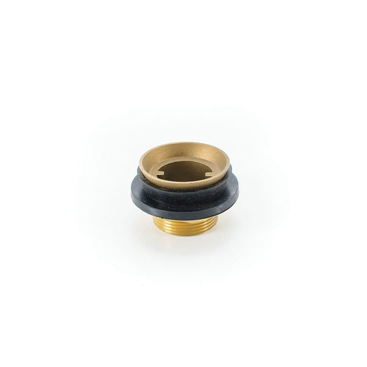 Closet Spud With Brass Lock Nut, 1-1/2 x 1-1/4 in