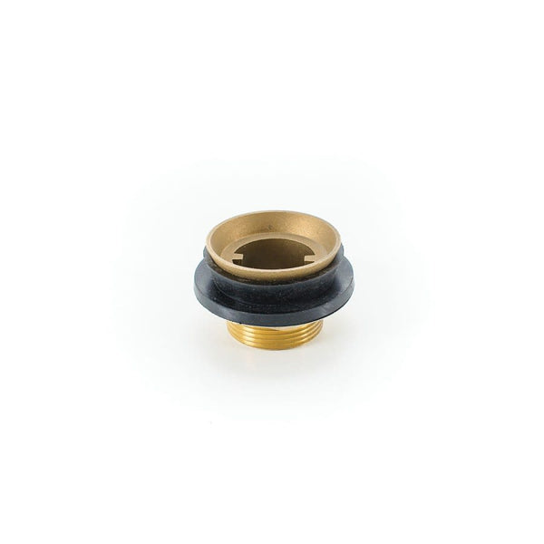 Closet Spud With Brass Lock Nut, 1-1/2 x 1-1/4 in