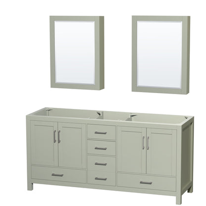 Sheffield Double Bathroom Vanity - 70.75W x 35H x 21.5D