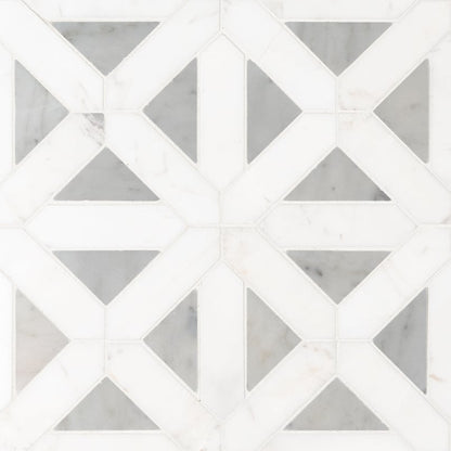 Bianco Dolomite Geometrica Polished