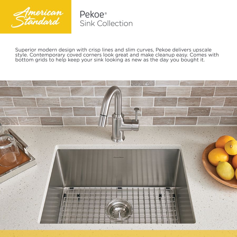 Pekoe 35" Double Basin Stainless Steel Kitchen Sink for Undermount Installations - Drains Included