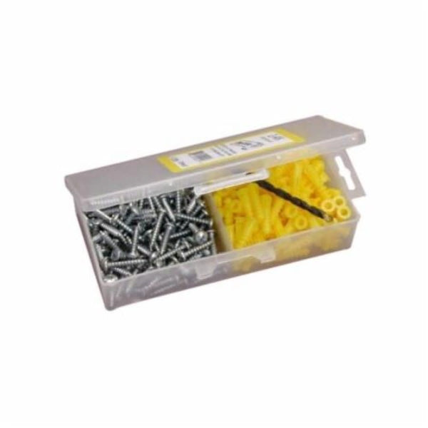 Screw Anchor Kit, #10 , Electrogalvanized