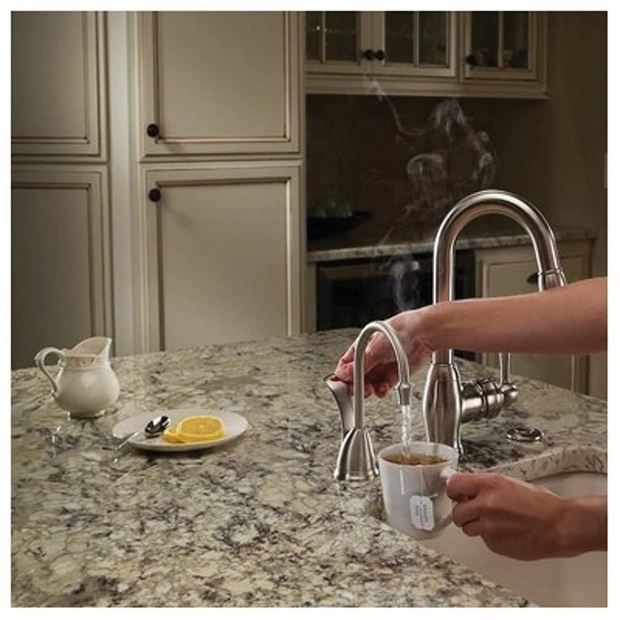 Involve Wave Water Tank & Dispenser, Lever Handle, Satin Nickel