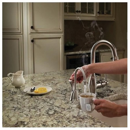 Involve Wave Water Tank & Dispenser, Lever Handle, Satin Nickel