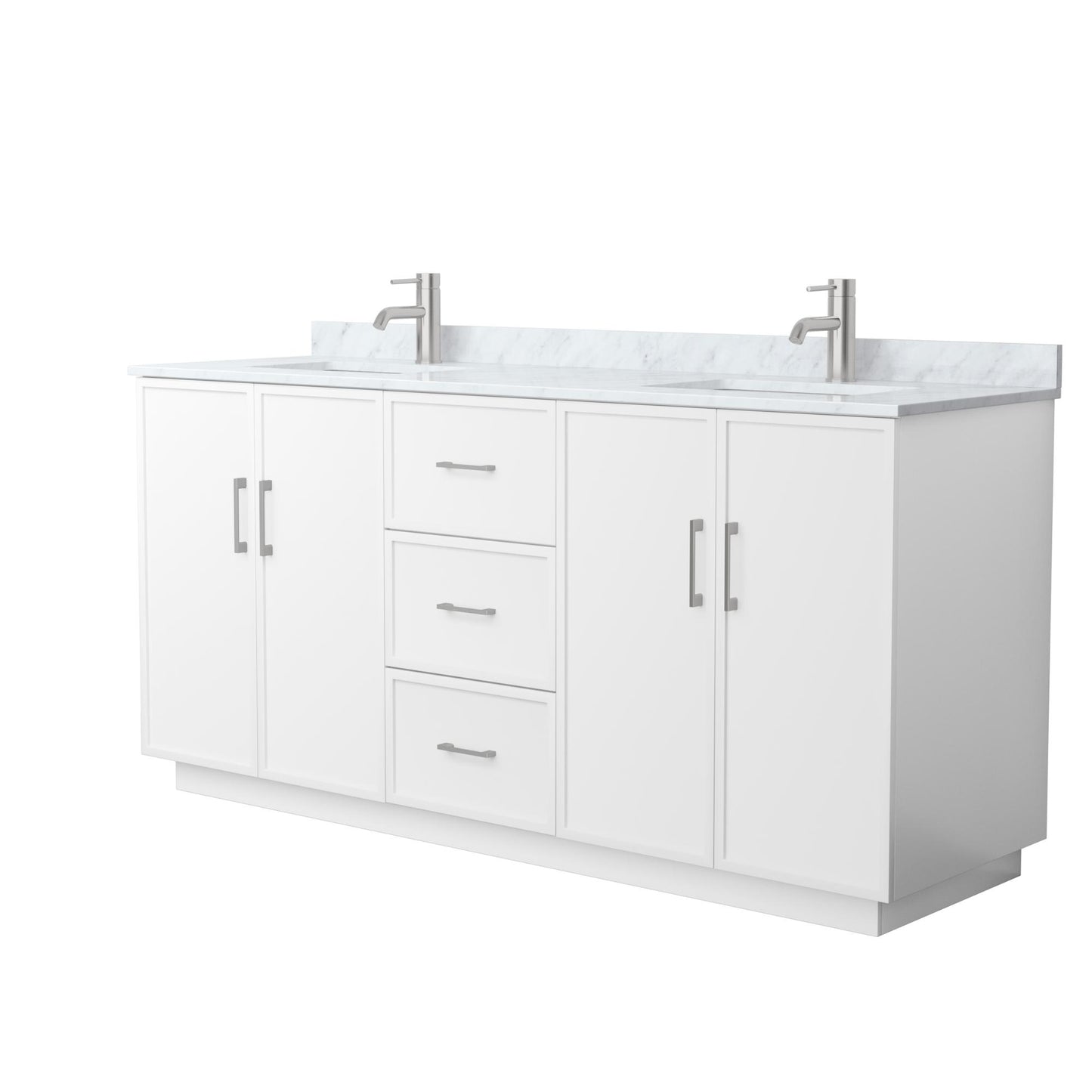 Elan Double Bathroom Vanity with Toe Kick - 72W x 35H x 22D