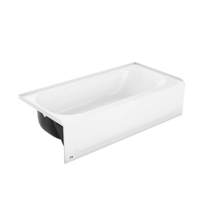 Aloha Alcove Tub, ADA, 60 x 30 x 14-1/4 in, Right Hand Drain, White