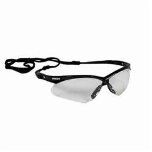 V30 Nemesis® Safety Glasses, Black Frame, Clear Lenses