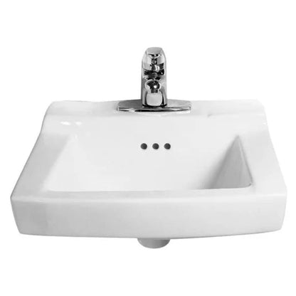 Comrade 20" Wall Mounted Porcelain Bathroom Sink