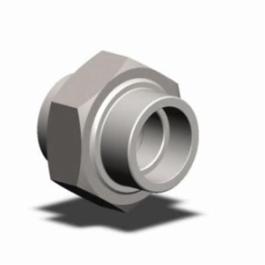 Union, 2 in, Socket Weld, SCH 80/XH, Forged Steel, 3000 lb
