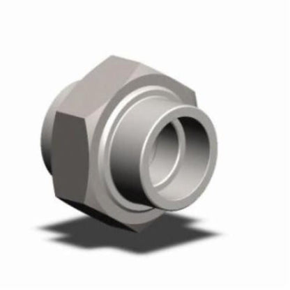 Union, 2 in, Socket Weld, SCH 80/XH, Forged Steel, 3000 lb