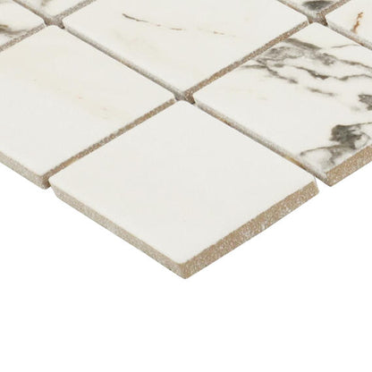 Panoramic Duet Calacatta Aries Square 48X48 Matte