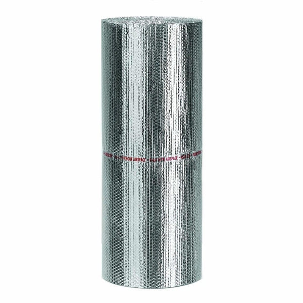 Bubble Wrap Insulation, 36 in W, 50 ft L, 5/16 in THK