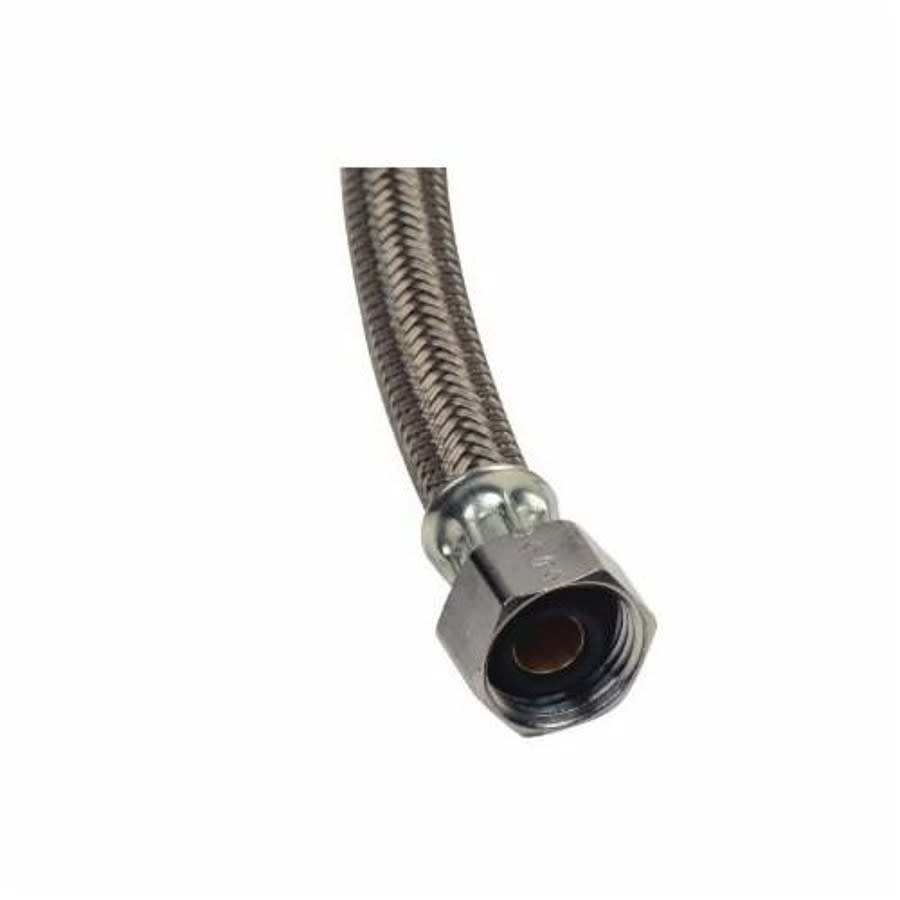 Flexible Water Supply, 3/8 x 1/2 in, Comp x FNPT, 30 in L, Braided Polymer