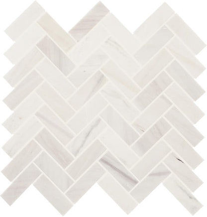 Eclessia Marble Pacifica Herringbone 1X3 Honed