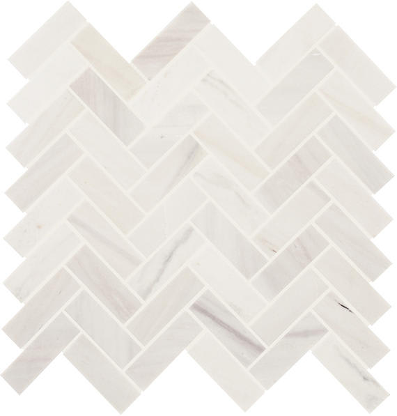 Eclessia Marble Pacifica Herringbone 1X3 Honed