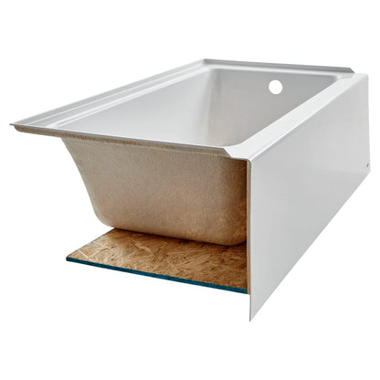 Studio 60" Soaking Bathtub for Alcove Installations with Right Drain