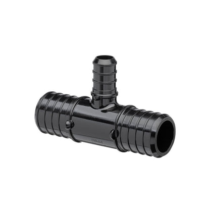QickSert CR® Tee, 1 x 1/2 in, Crimp PEX, Poly